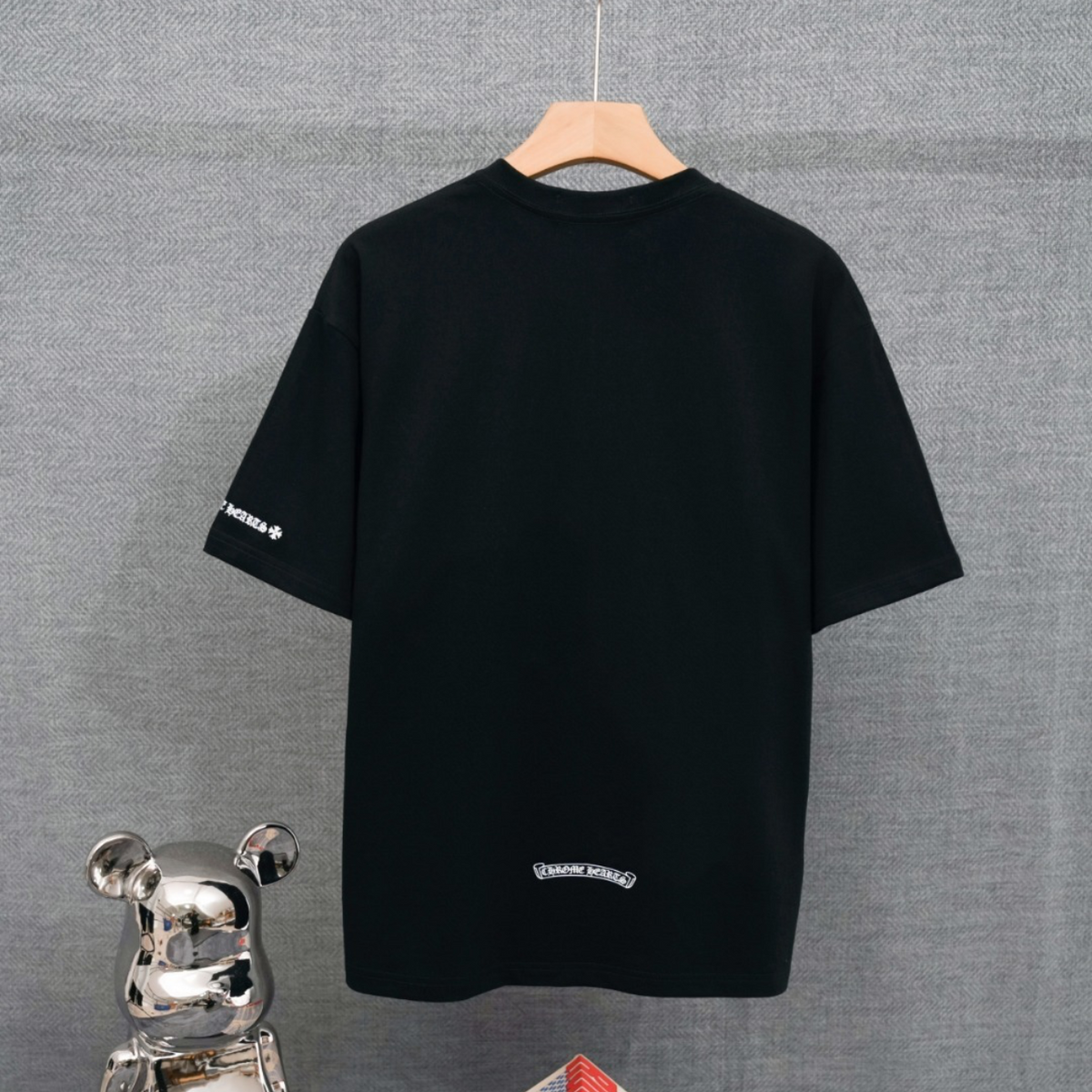 Chrome Hearts Neck Logo T-Shirt – Black
