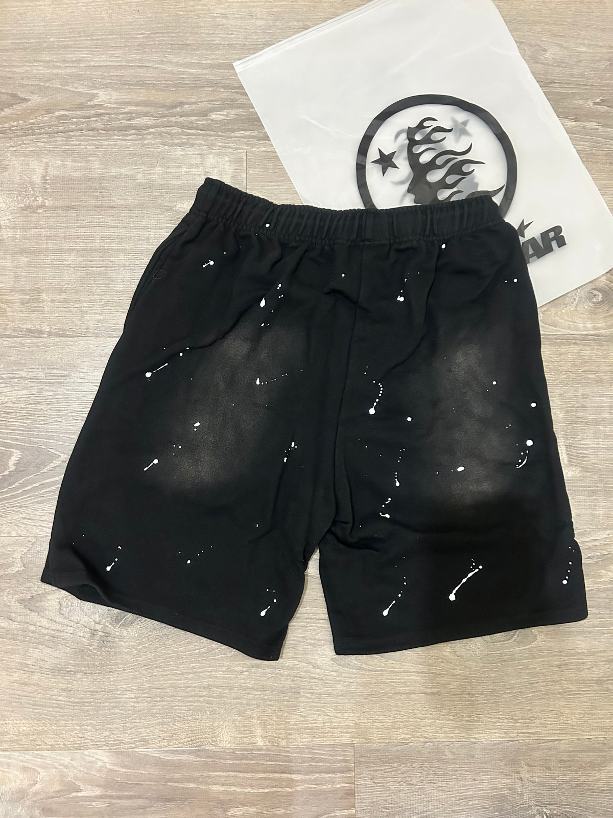Hellstar Paint Splatter Logo Shorts