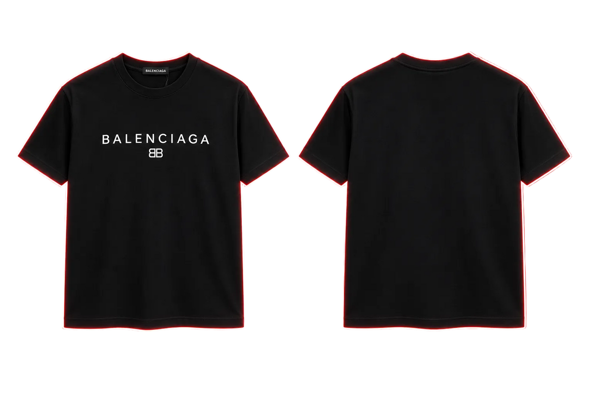Balenciaga BB Logo Tee – Black