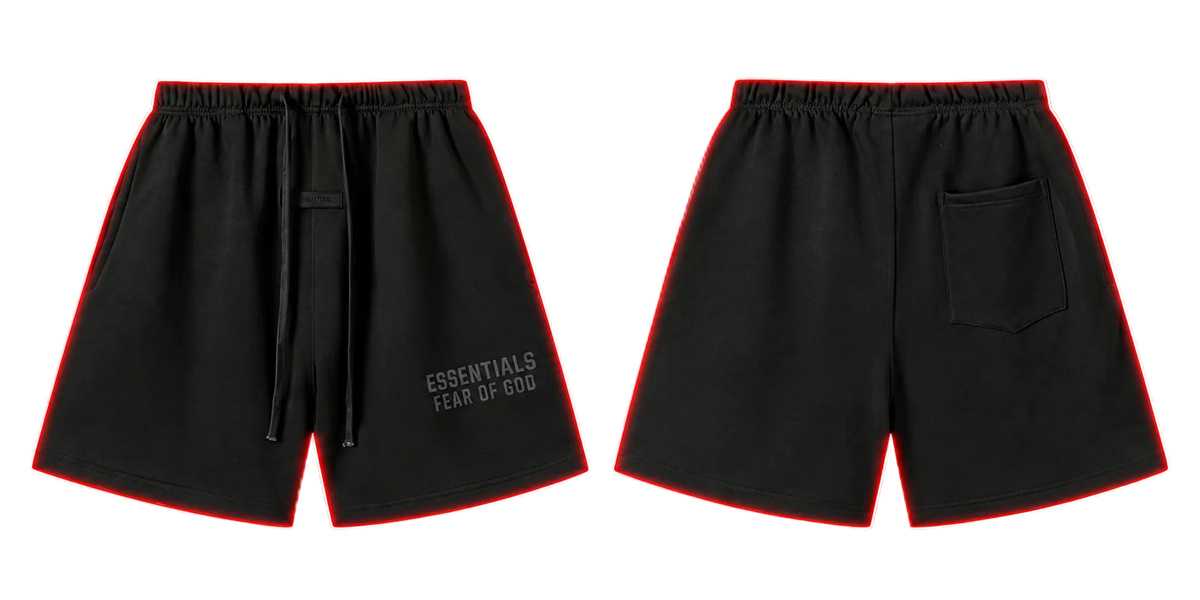 Fear of God Essentials Logo Shorts – Black
