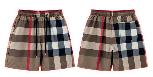 Burberry Check Drawstring Shorts