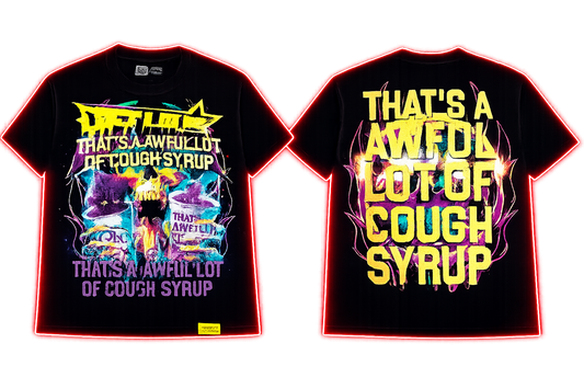 That’s A Awful Lot of Cough Syrup Skull Graphic T-Shirt