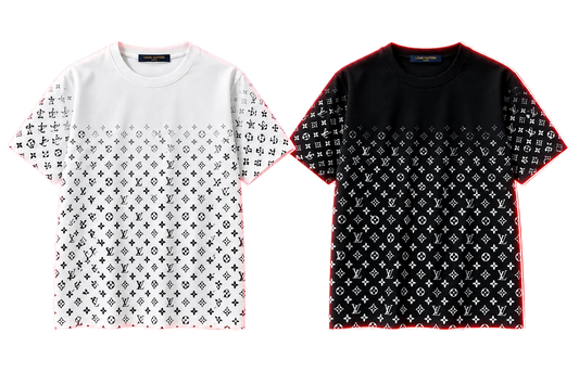 Louis Vuitton Monogram Gradient T-Shirt – Black/White