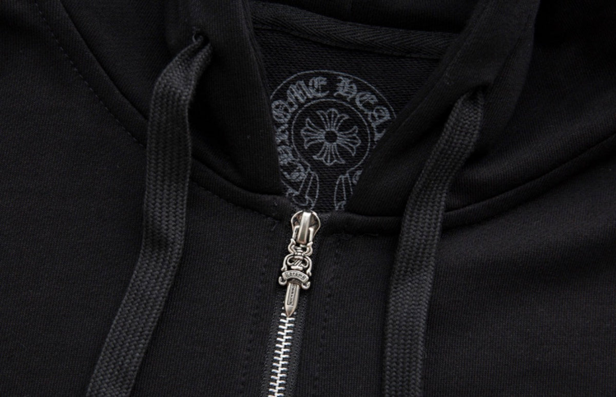 Chrome Hearts Horseshoe Zip-Up Hoodie