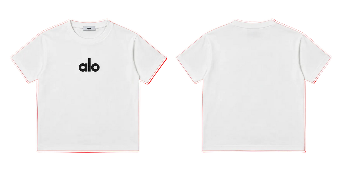 Alo Logo T-Shirt – White