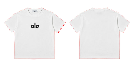 Alo Logo T-Shirt – White