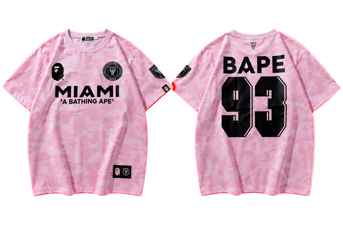 BAPE x Miami Camo 93 T-Shirt – Pink