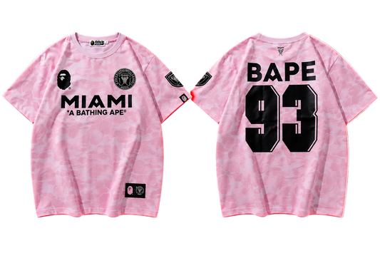 BAPE x Miami Camo 93 T-Shirt – Pink