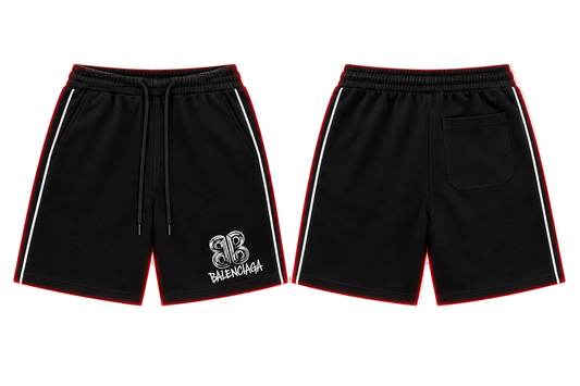 Balenciaga BB Logo Shorts – Black