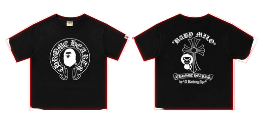 BAPE x Chrome Hearts Cross T-Shirt – black