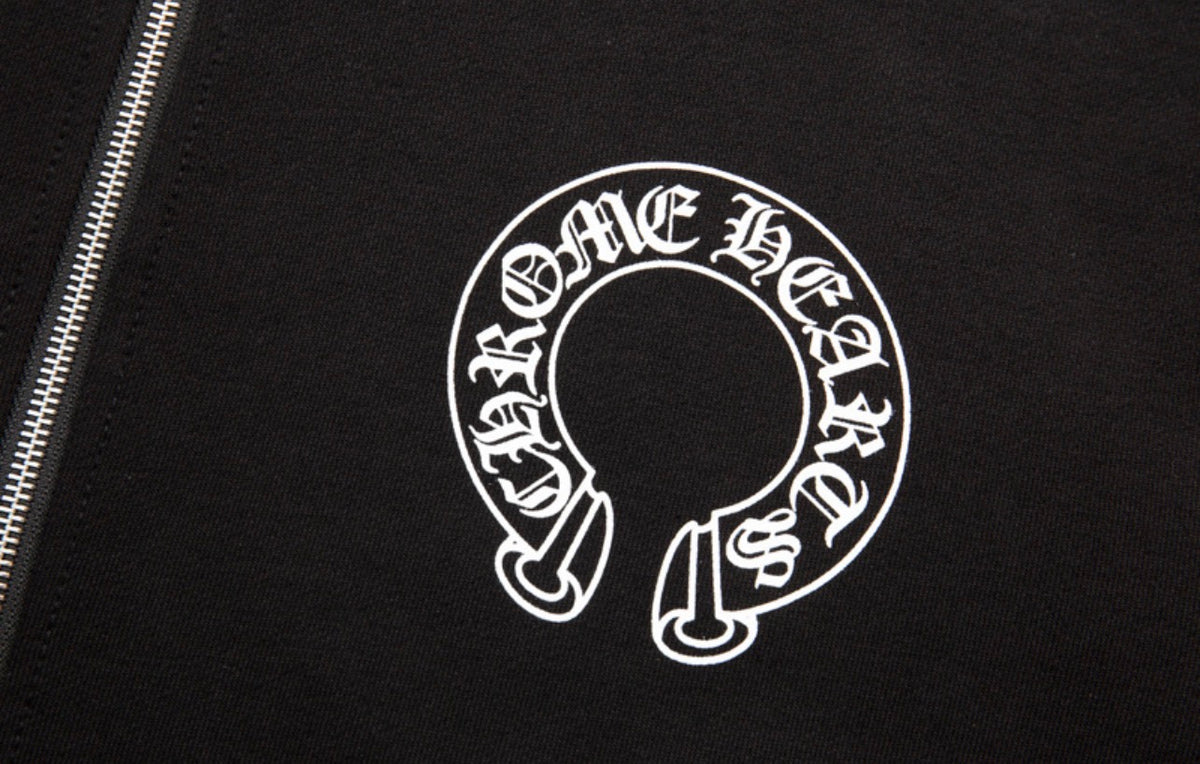 Chrome Hearts Horseshoe Zip-Up Hoodie