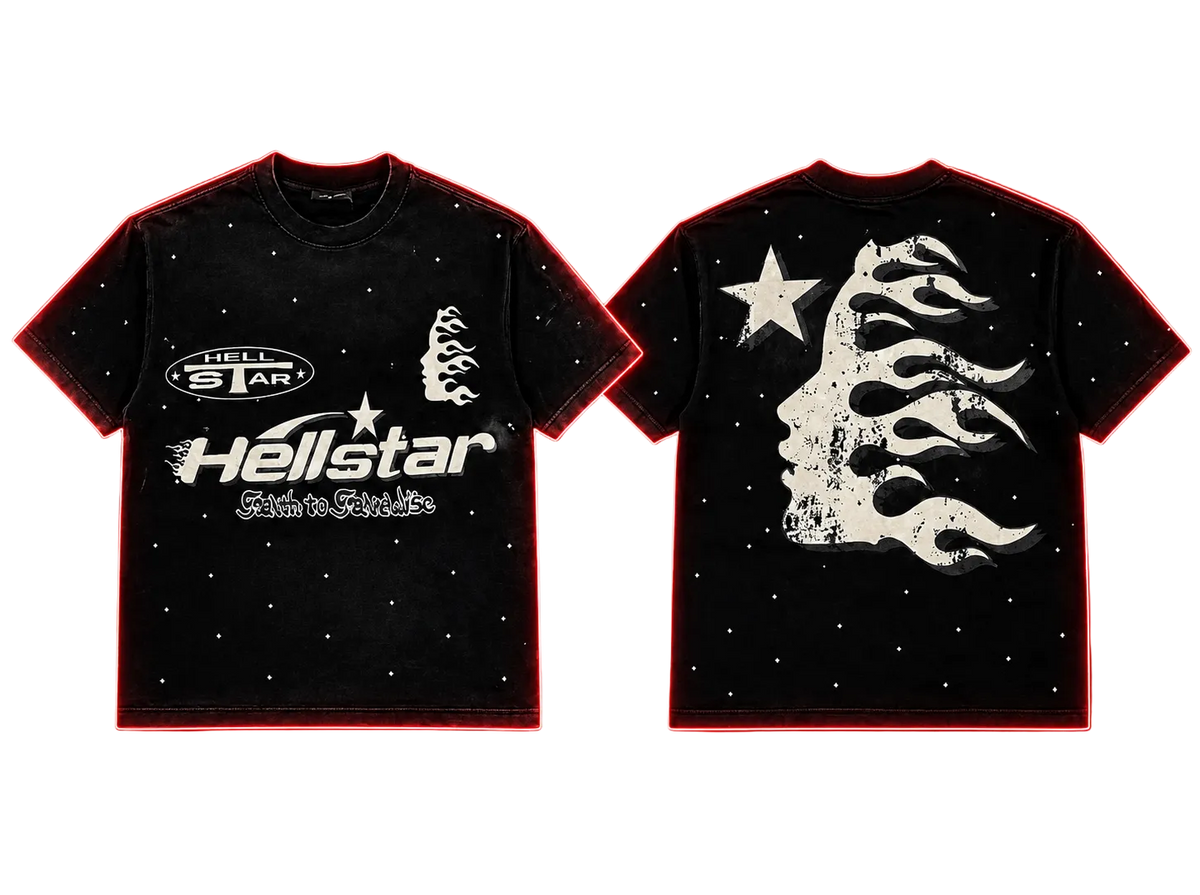 Hellstar Faith to Paradise Black Graphic Tee