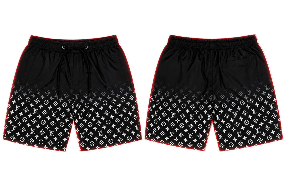 Louis Vuitton Monogram Gradient Shorts – Black