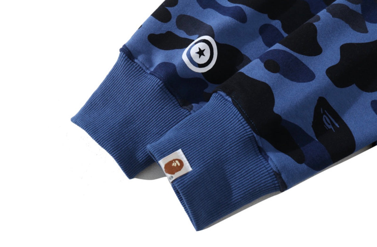 BAPE Shark Camo Full-Zip Hoodie