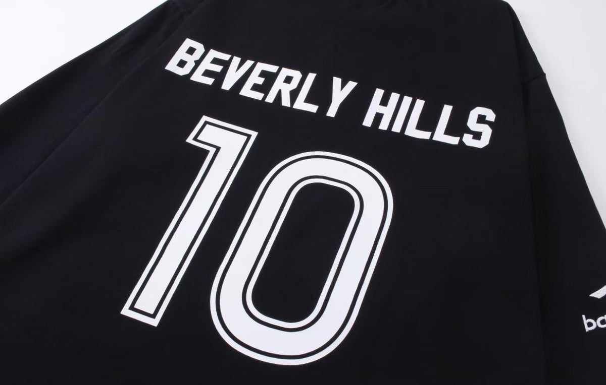 Balenciaga Beverly Hills 10 Long-Sleeve Shirt – Black