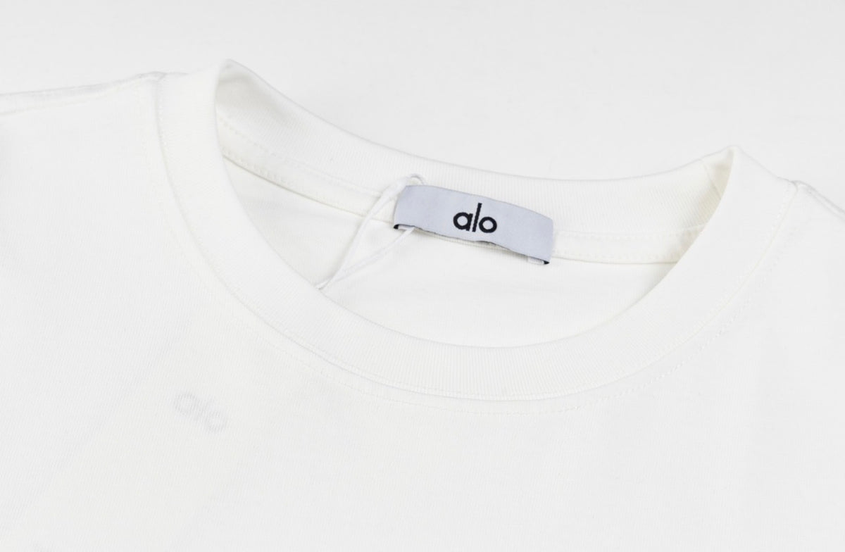 Alo Logo T-Shirt – White