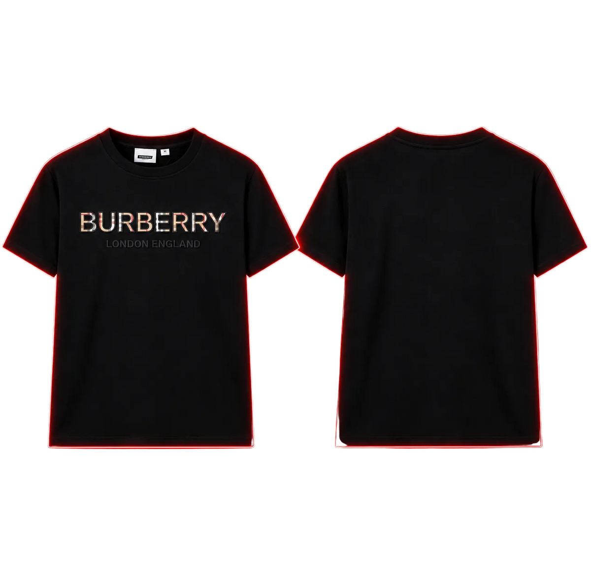 Burberry Check Logo T-Shirt