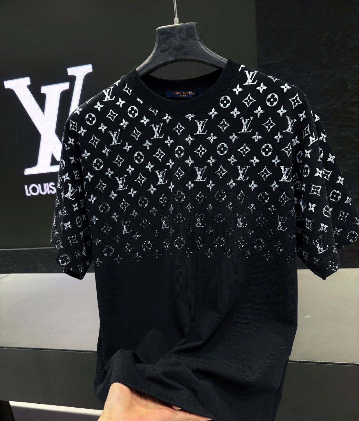 Louis Vuitton Monogram Fade T-Shirt – Black/White