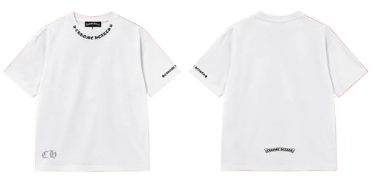 Chrome Hearts Neck Logo T-Shirt – White