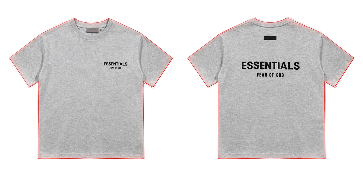 Fear of God Essentials Logo T-Shirt -Gray