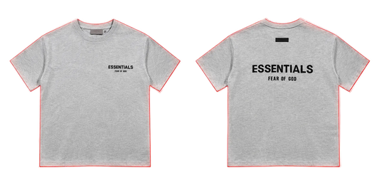 Fear of God Essentials Logo T-Shirt -Gray