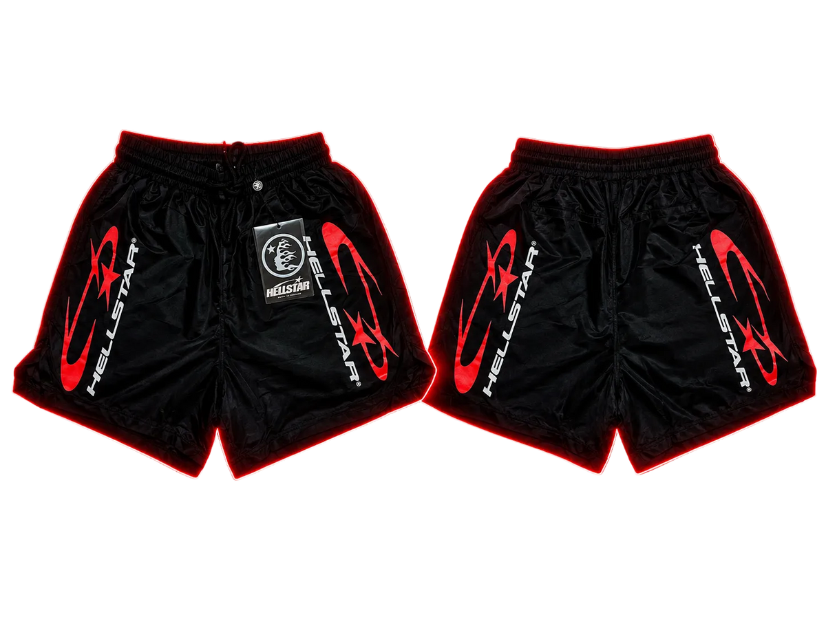 Hellstar Red Flame Shorts