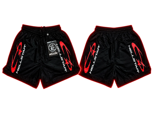Hellstar Red Flame Shorts
