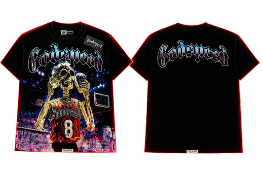 Godspeed Courtside Skeleton Graphic T-Shirt