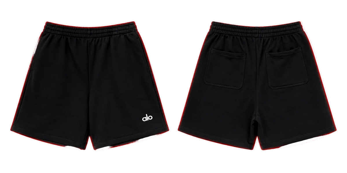 Alo Logo Shorts – Black