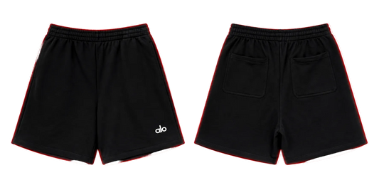 Alo Logo Shorts – Black