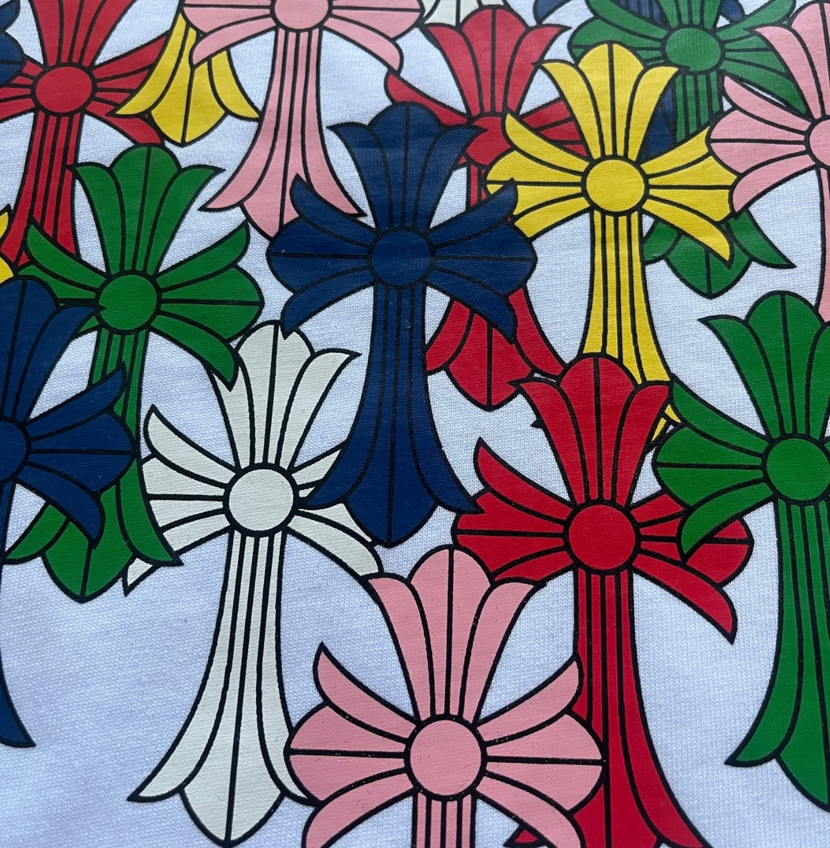 Chrome Hearts Multicolor Cross Long Sleeve