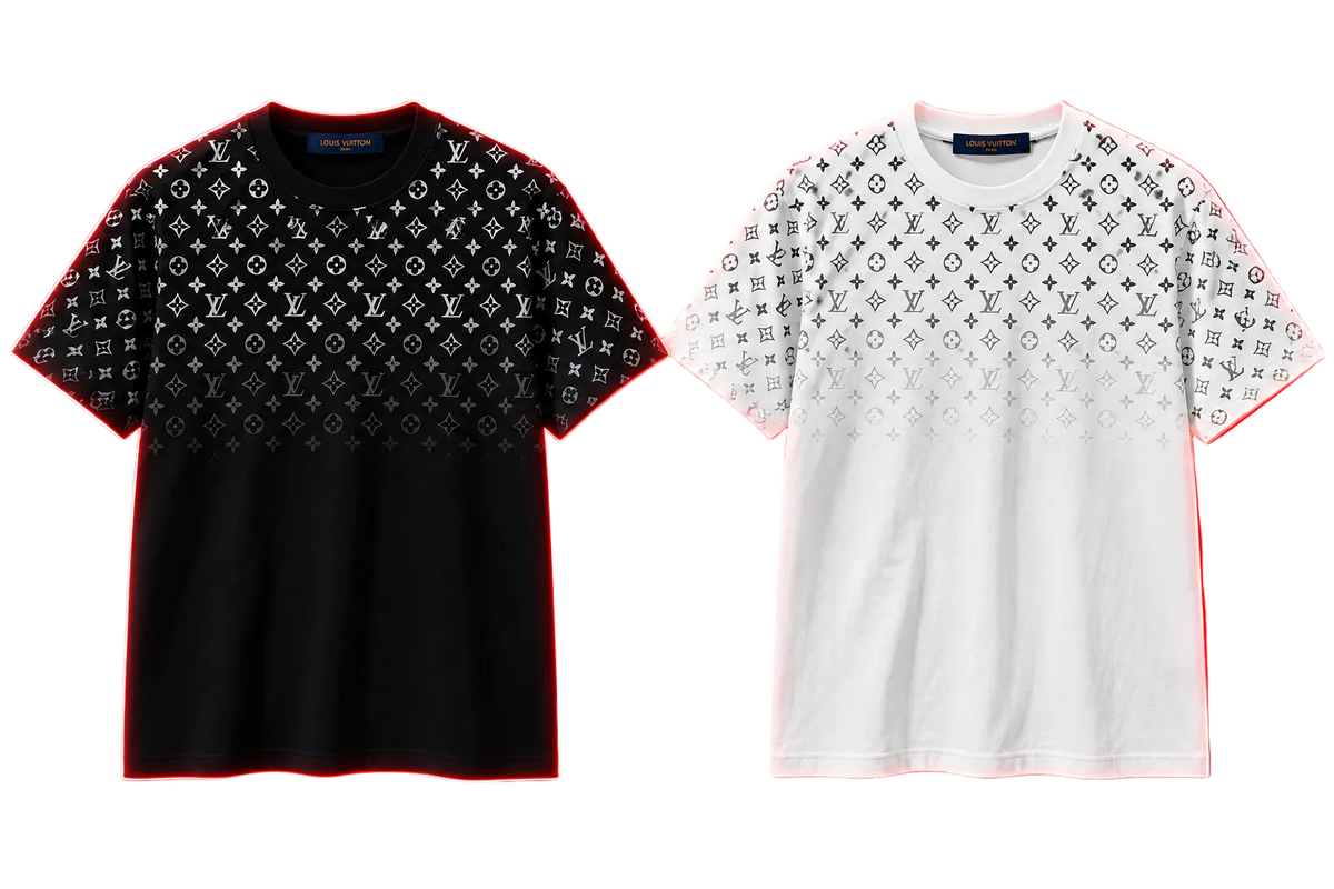 Louis Vuitton Monogram Fade T-Shirt – Black/White