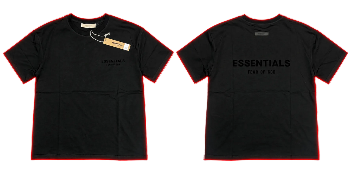 Fear of God Essentials Logo T-Shirt -Black