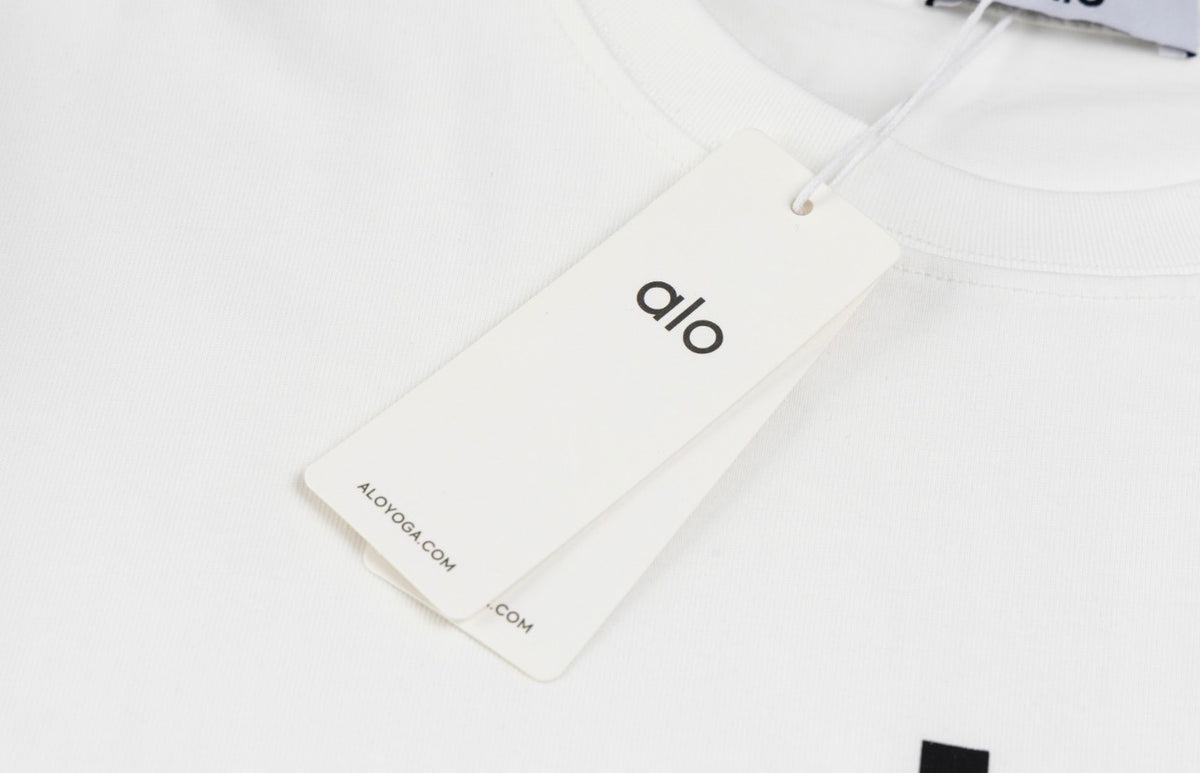 Alo Logo T-Shirt – White