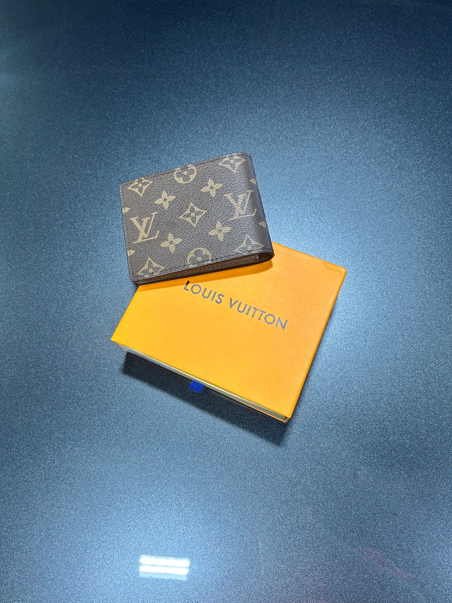 Inspired by LV Monogram Inspired Bi-Fold Wallet -Brown