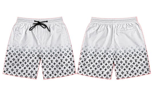 Louis Vuitton Monogram Gradient Shorts – White
