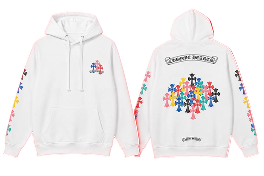 Chrome Hearts Multicolor Cross Hoodie