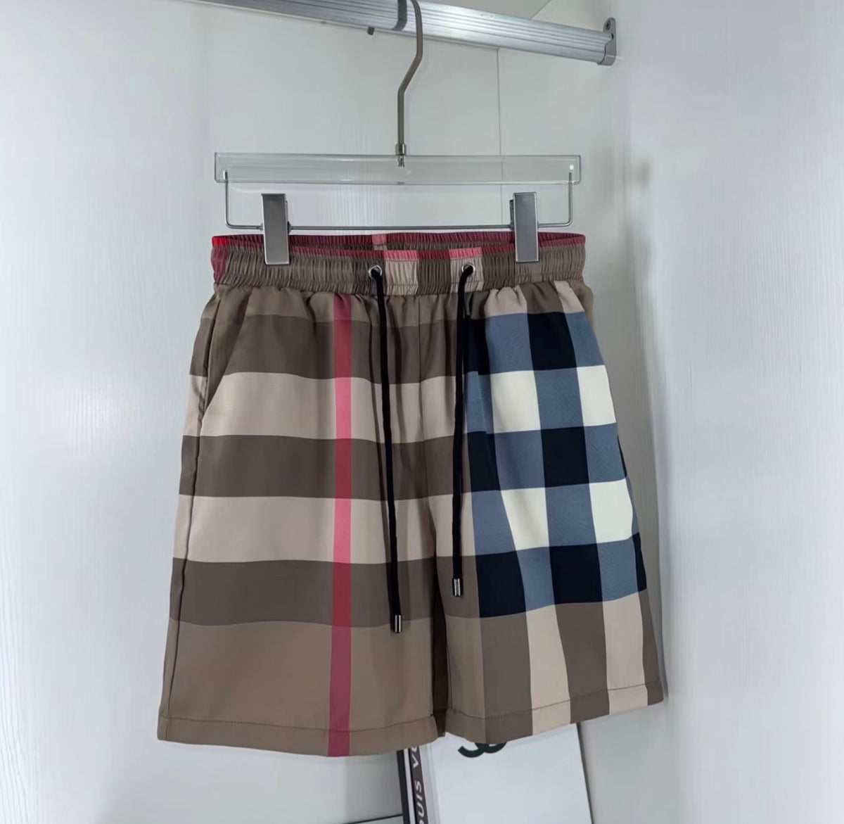 Burberry Check Drawstring Shorts