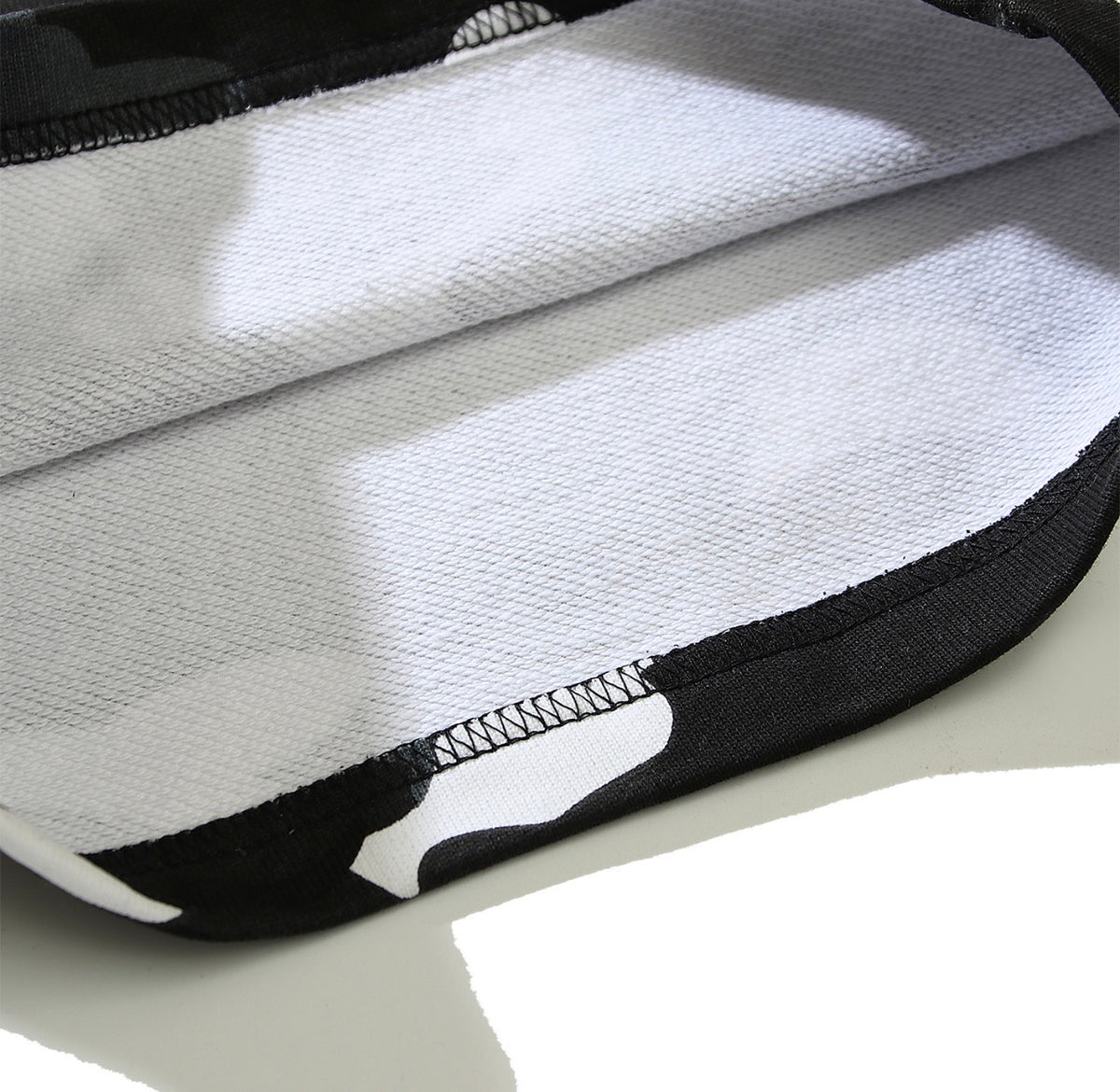 BAPE Split Camo Shark Shorts – Black/White