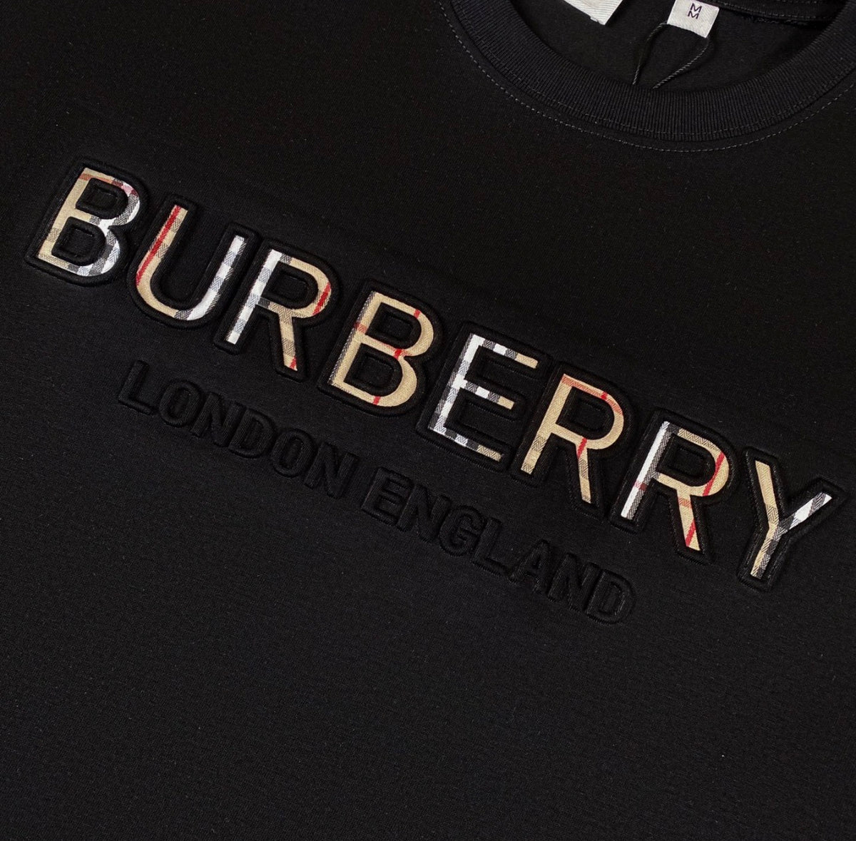 Burberry Check Logo T-Shirt