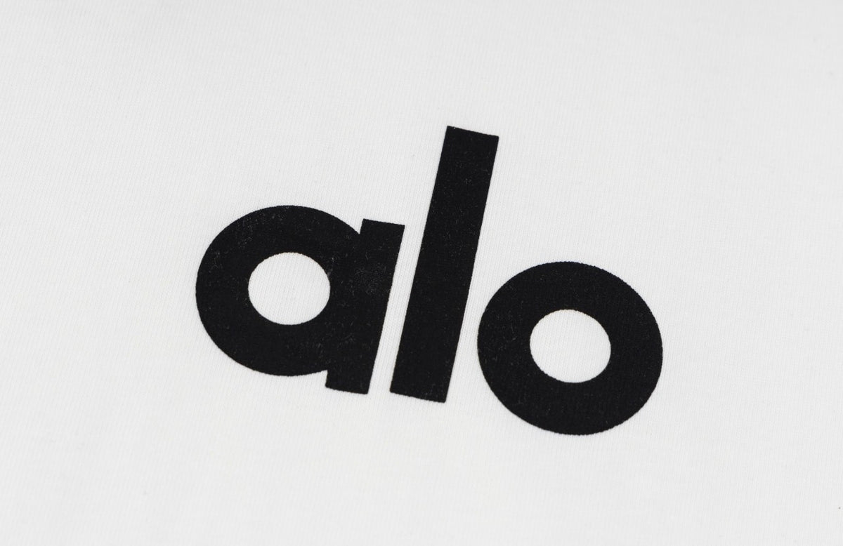 Alo Logo T-Shirt – White