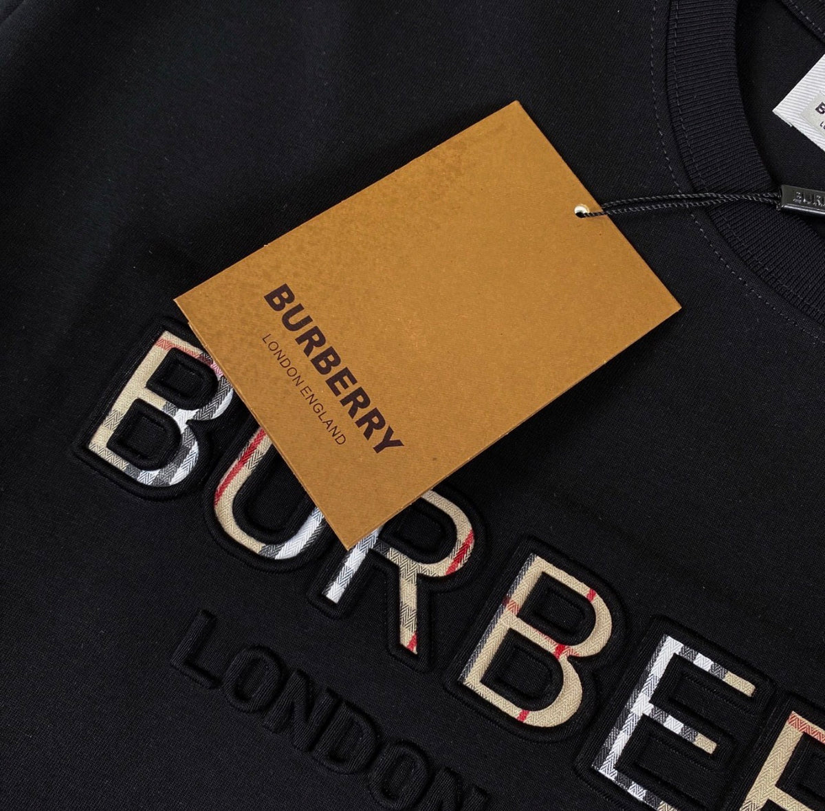 Burberry Check Logo T-Shirt